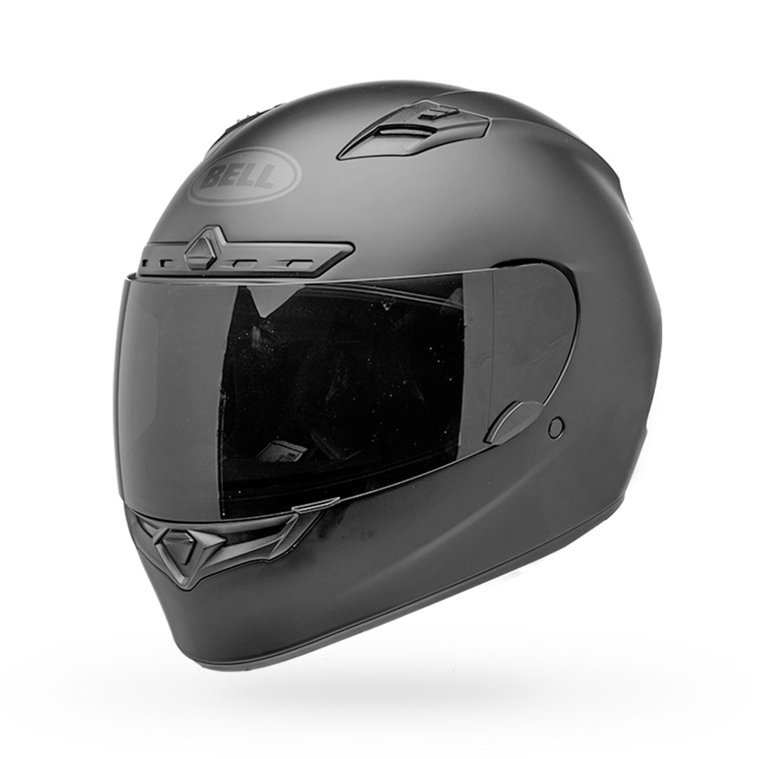 Bell Qualifier DLX Blackout Helmet - Front Left Side View