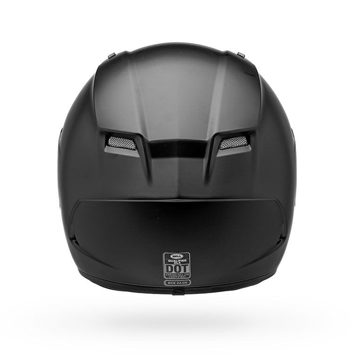 Bell Qualifier DLX Blackout Helmet - Rear View
