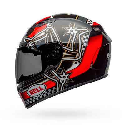 Bell Qualifier DLX MIPS Motorcycle Street Helmet Isle of Man 2020 Gloss Red/Black/White