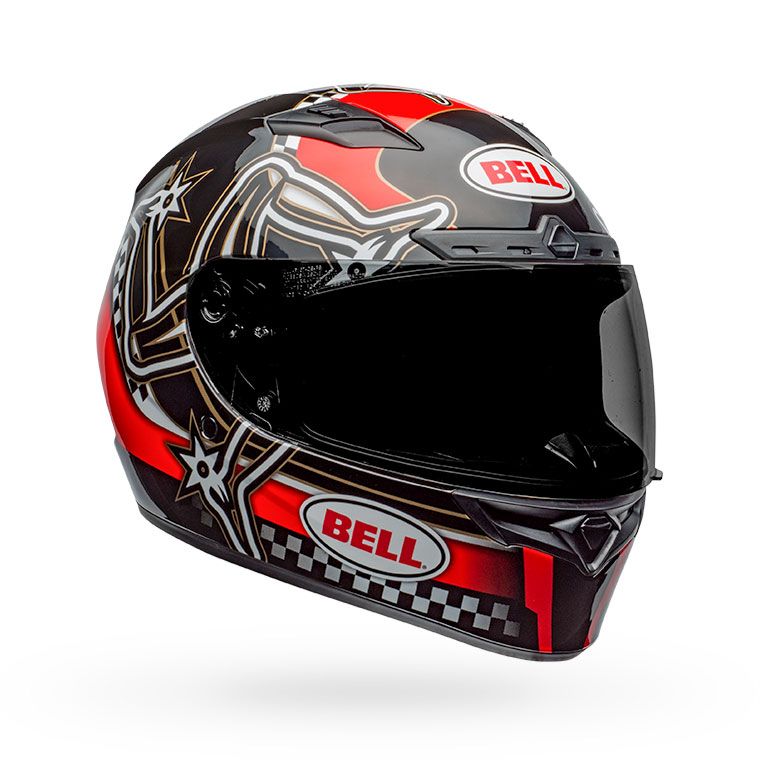 Bell Qualifier DLX MIPS Motorcycle Street Helmet Isle of Man 2020 Gloss Red/Black/White