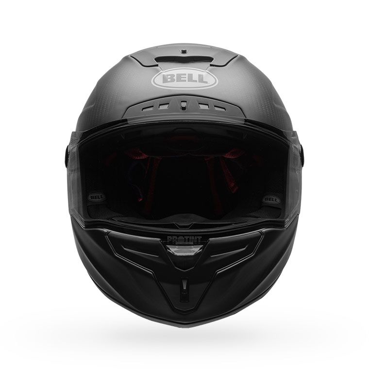Bell Race Star Flex DLX Motorcycle Street Helmet Matte Black - Front View
