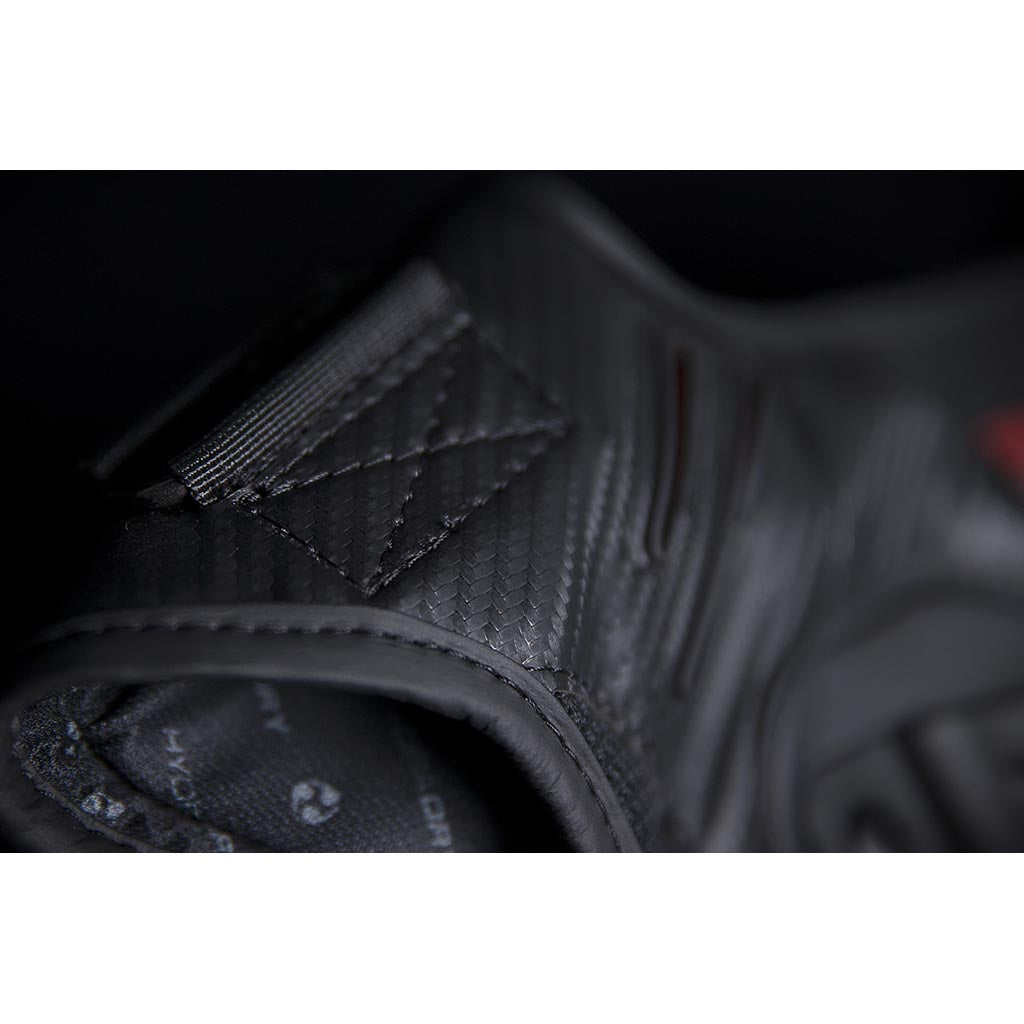 ICON Stryker Vest Red - Close-Up of Shoulder Strap