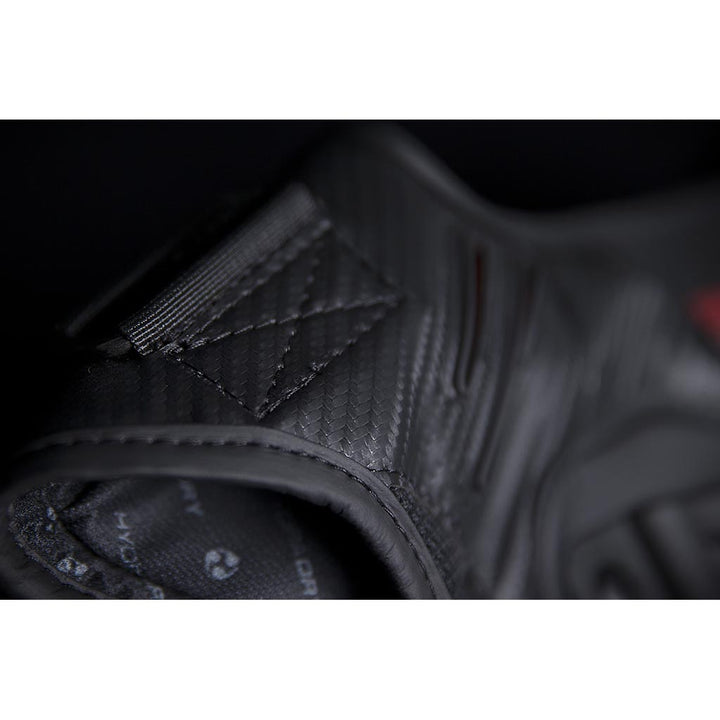 ICON Stryker Vest Red - Close-Up of Shoulder Strap