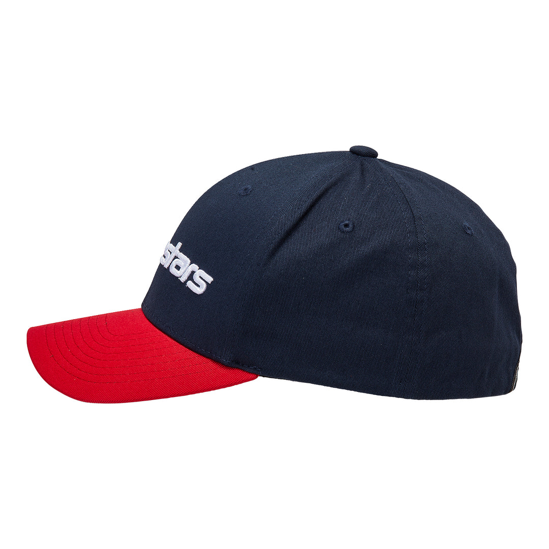 Alpinestars Linear Hat Navy/Red - Left Side View