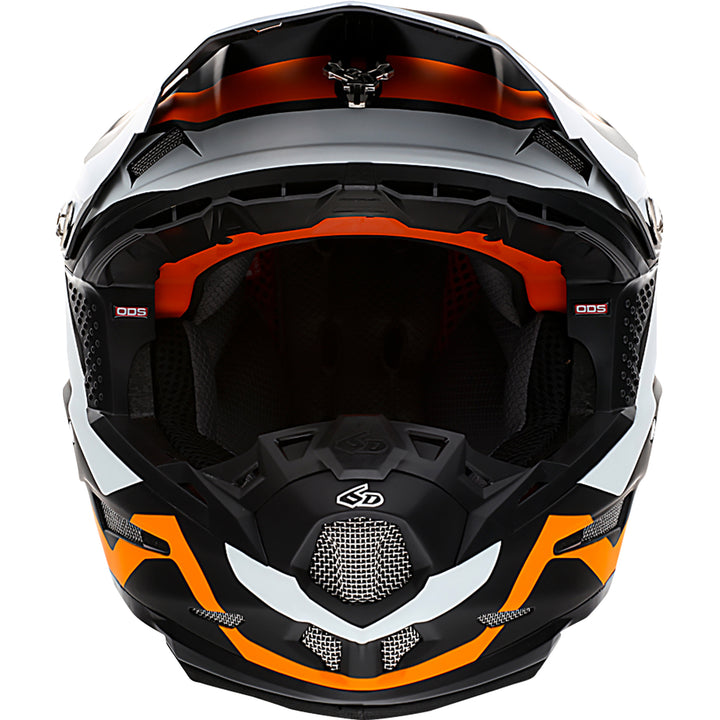 6D Helmets ATR-2 Drive Helmet Neon Orange - Front View