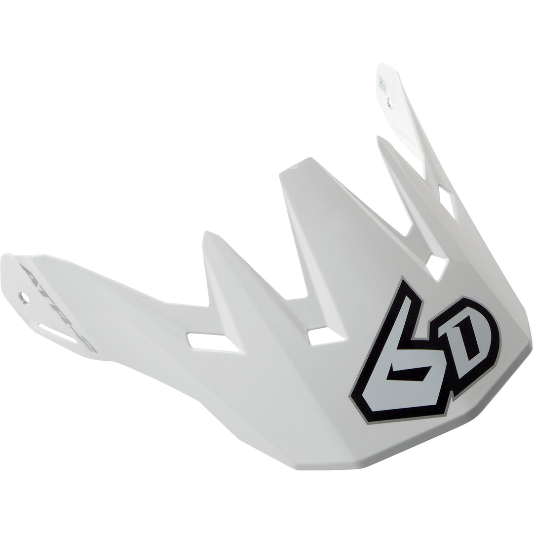 6D Helmets ATR-2Y Helmet Visor 2Y Visor/Gloss White - Top Angled View