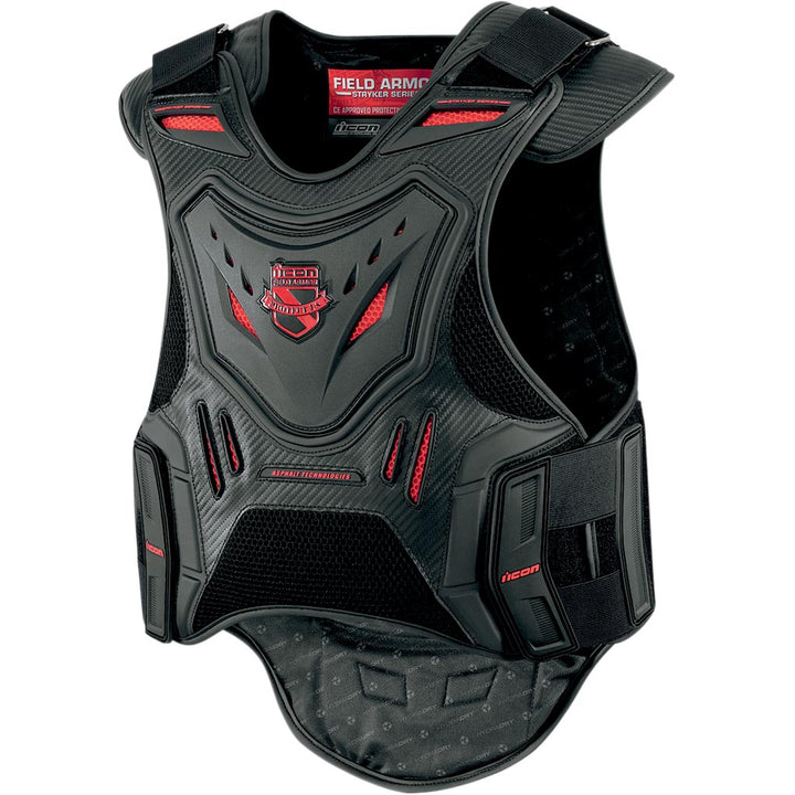 ICON Stryker Vest Red - Front View