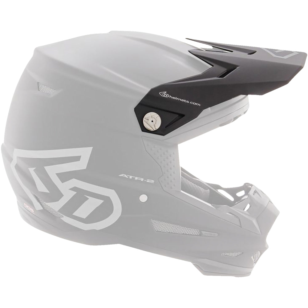 6D Helmets ATR-2Y Helmet Visor 2Y Visor/Matte Black - Side View