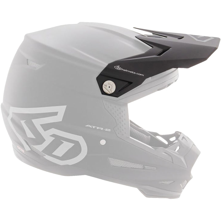 6D Helmets ATR-2Y Helmet Visor 2Y Visor/Matte Black - Side View