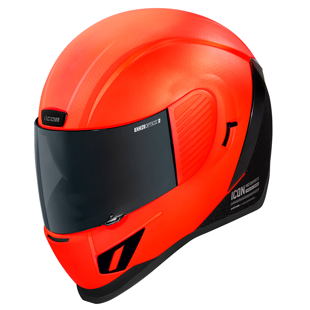 ICON Airform™ Counterstrike MIPS® Helmet Red - Front Left Side View