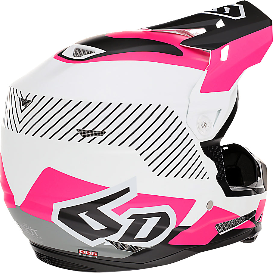 6D Helmets ATR-2Y Fusion Youth Helmet Pink - Rear Right Side View