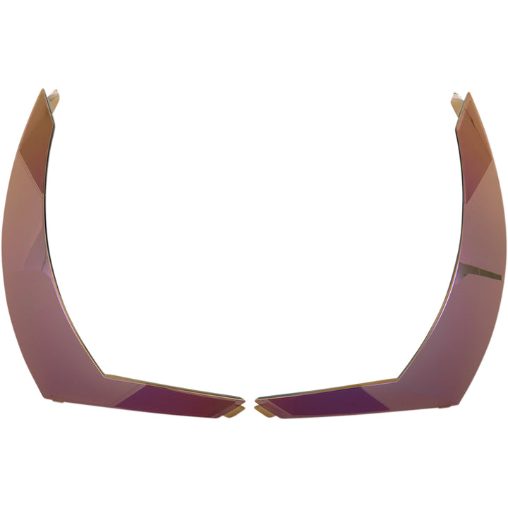 ICON Airform™ Helmet Rear Spoiler RST Purple - Top View of Pair