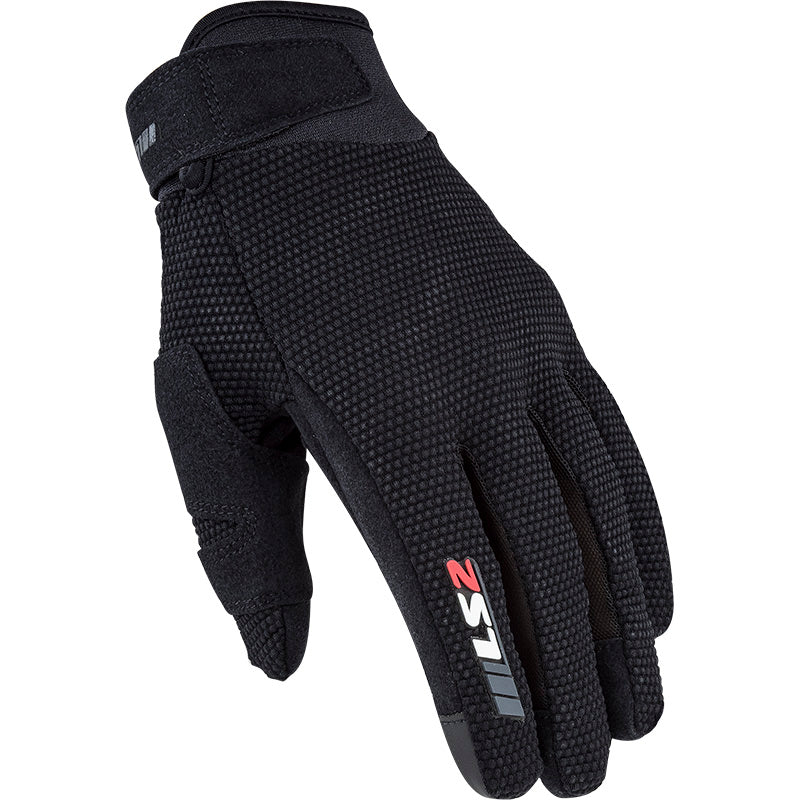 LS2 Helmets Cool Women's Motorcycle Glove Black - Back of Hand View