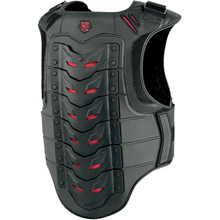 ICON Stryker Vest Red - Rear View