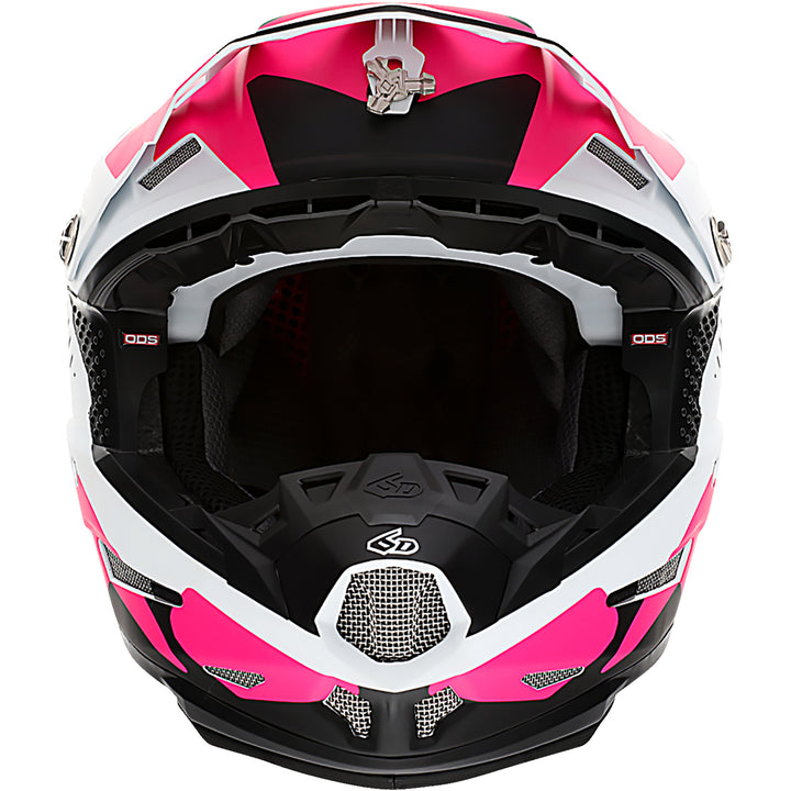 6D Helmets ATR-2 Fusion Helmet Neon Pink - Front View
