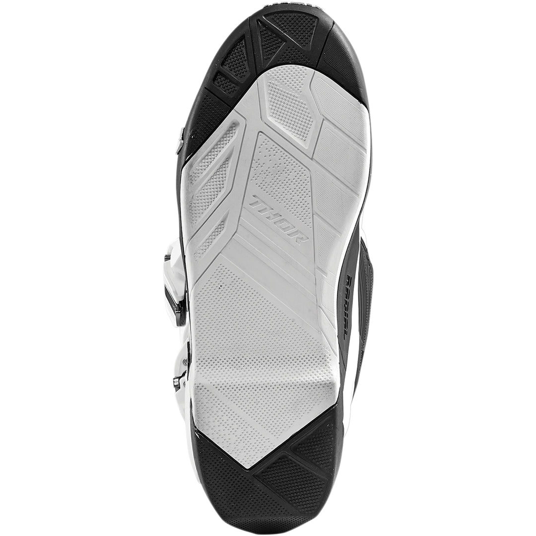 THOR Radial MX Boots White - Sole View