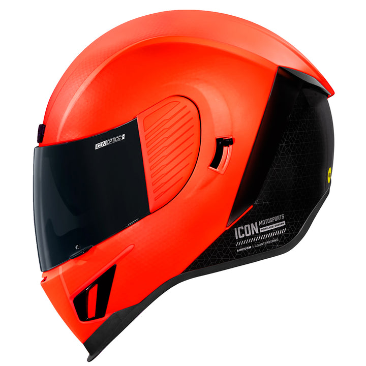 ICON Airform™ Counterstrike MIPS® Helmet Red - Left Side View