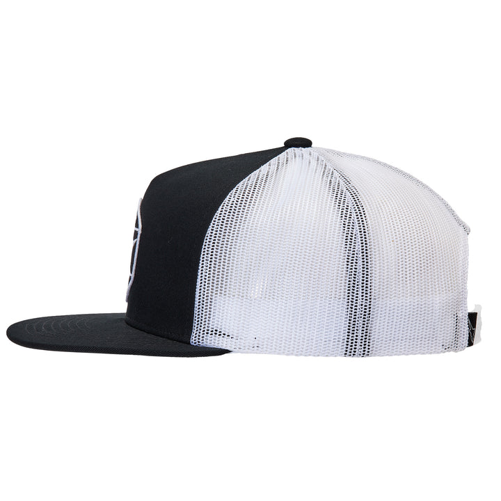 Alpinestars Bolt Trucker Hat Black/White - Left Side View