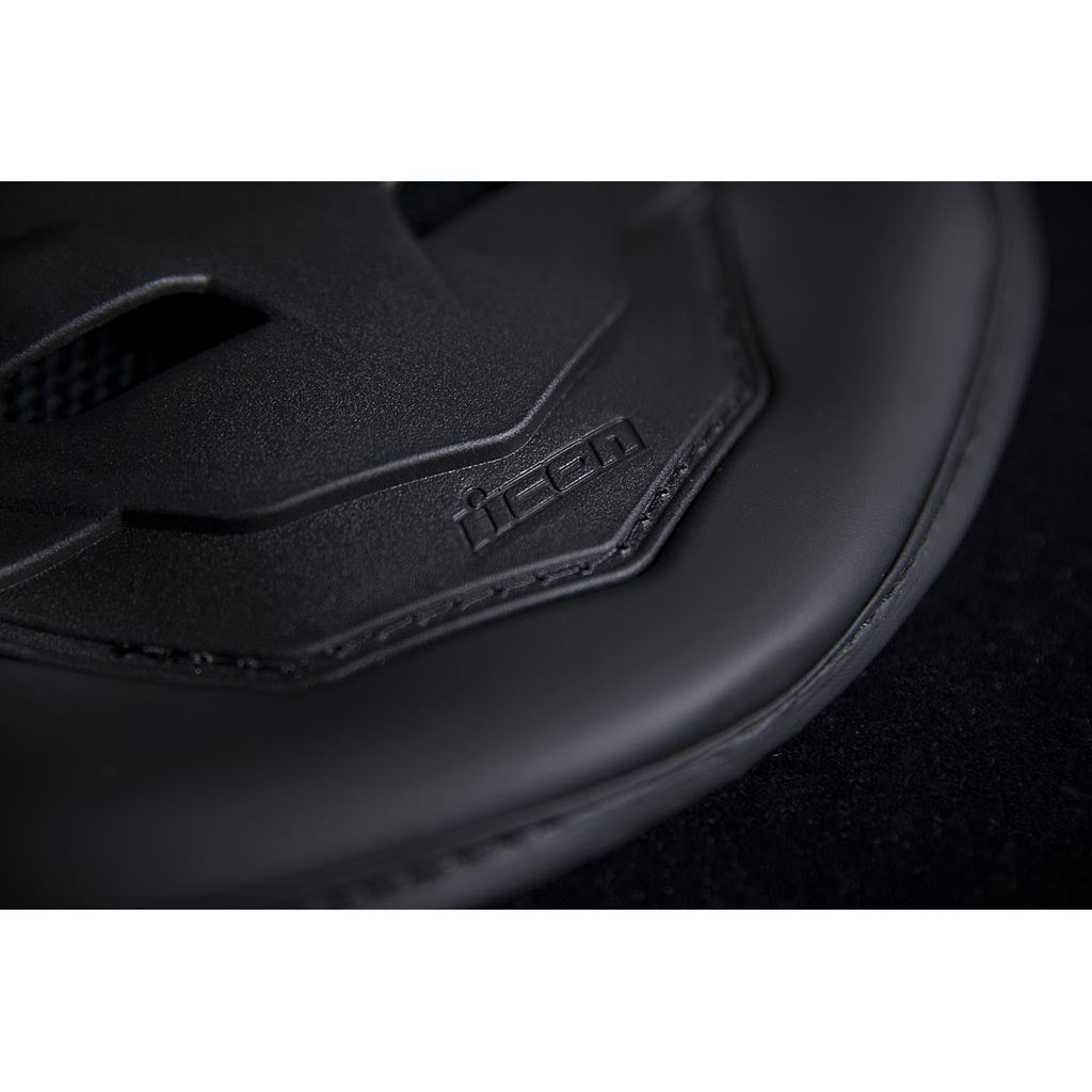 ICON Stryker Woman's Vest STLH - Close-Up of Logo on Lower Tip of Spine Plate