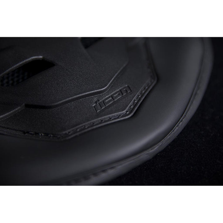 ICON Stryker Woman's Vest STLH - Close-Up of Logo on Lower Tip of Spine Plate