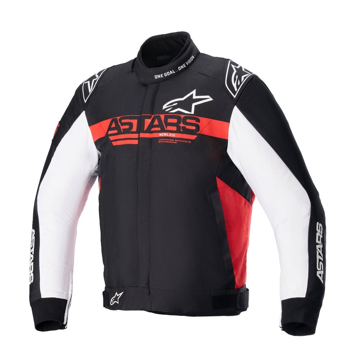 Alpinestars Monza Sport Jacket Black/Red/White - Front View