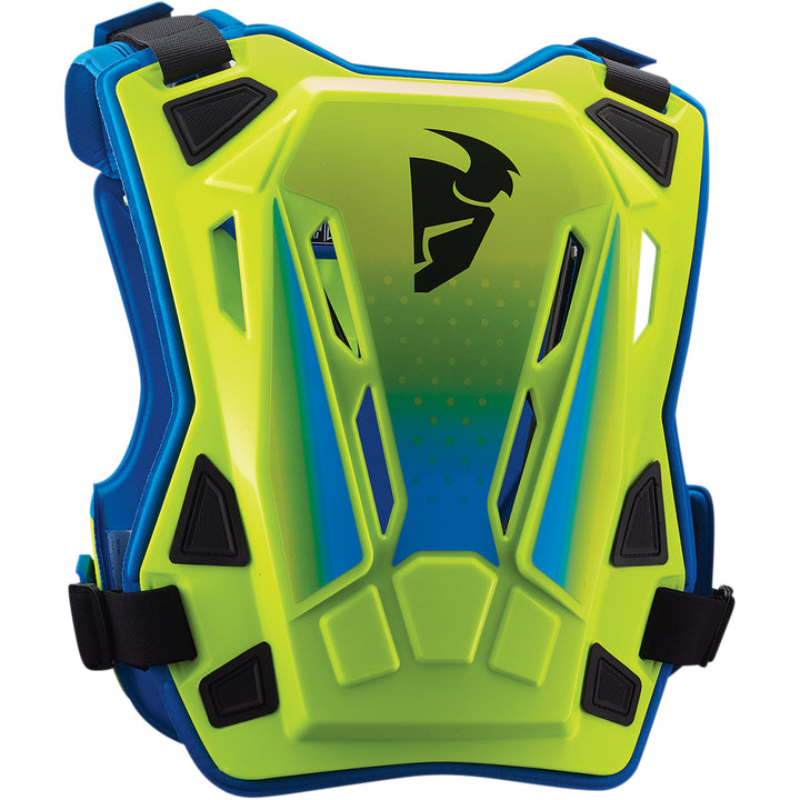 THOR Guardian MX Roost Deflector Flo Green - Rear View