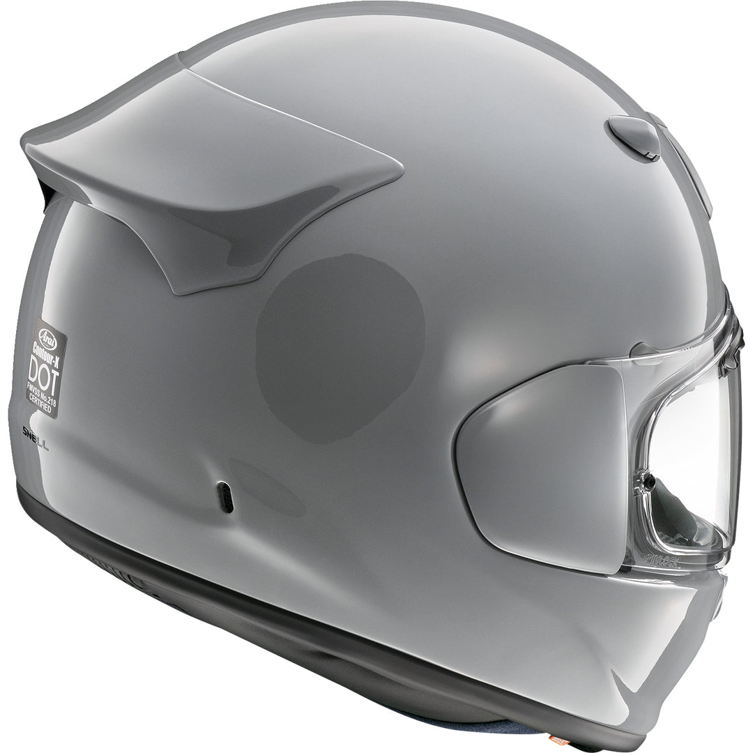 Arai Contour-X Helmet Light Gray - Rear Side View