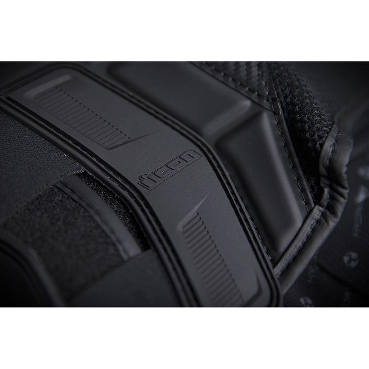ICON Stryker Vest Stealth - Close-Up of Side Velcro Strap