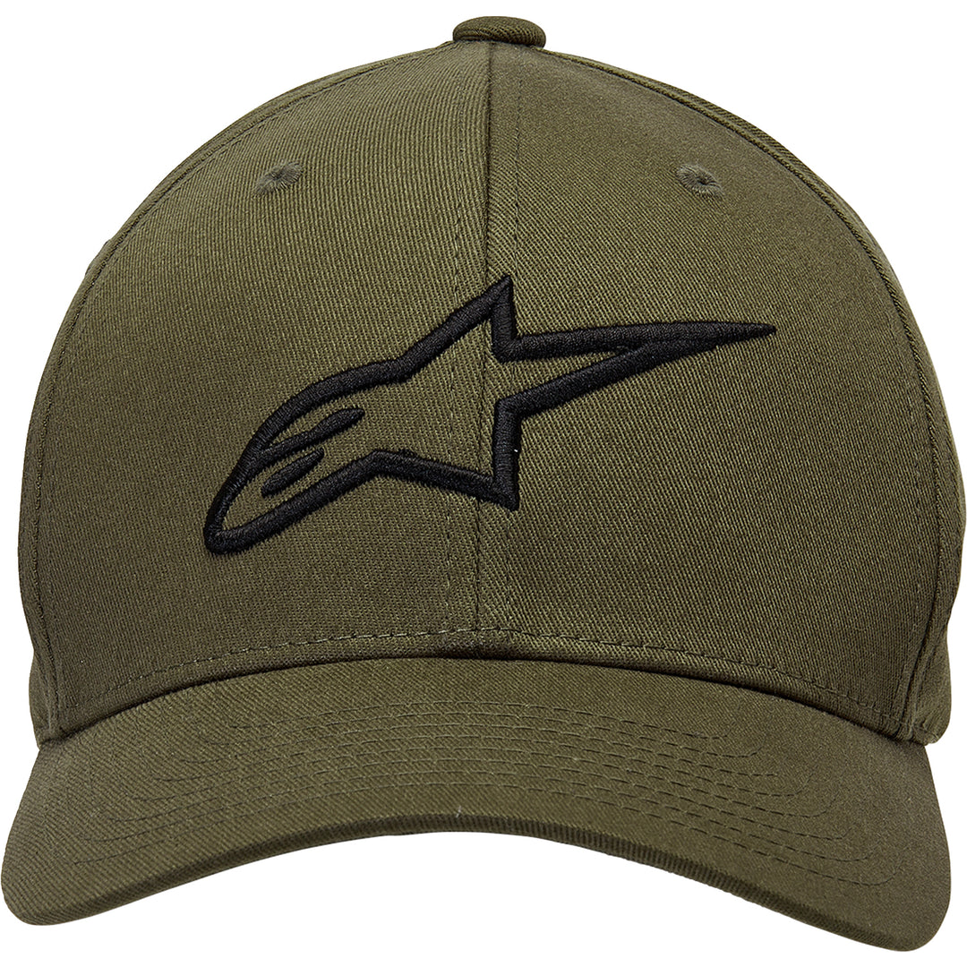 Alpinestars Ageless Curve Hat Military/Black - Front View