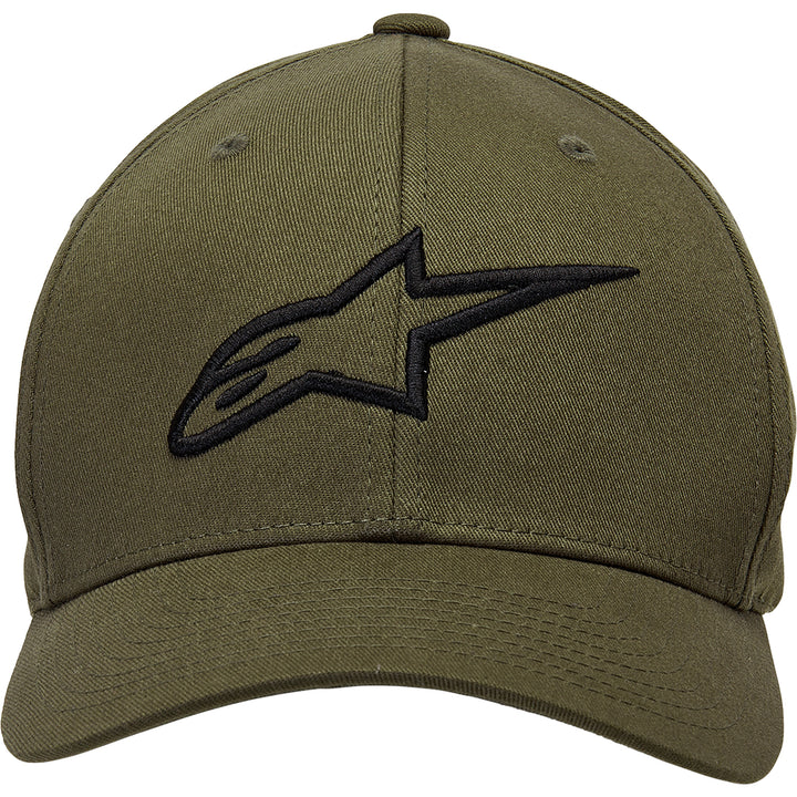 Alpinestars Ageless Curve Hat Military/Black - Front View