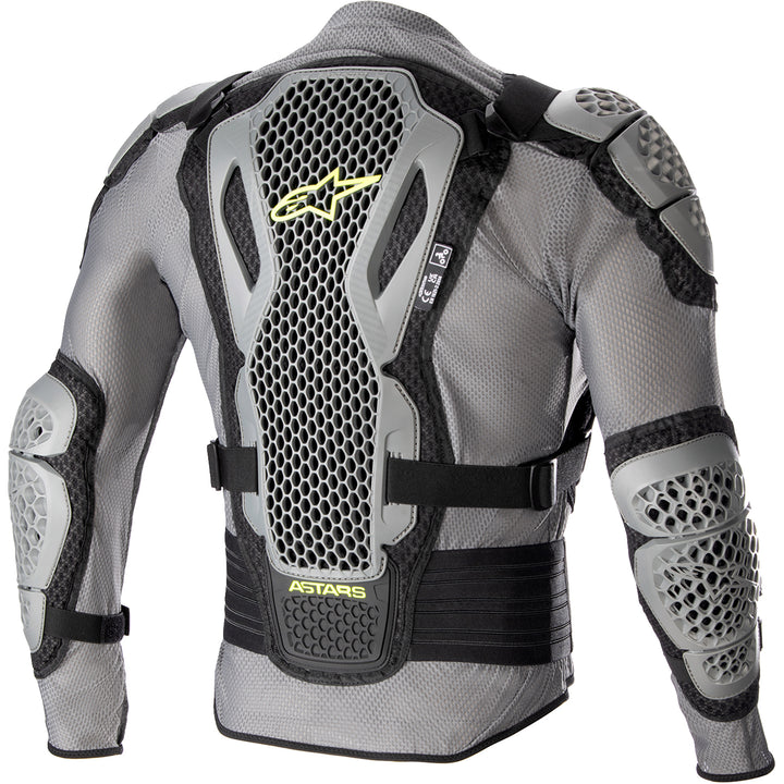 Alpinestars Bionic Action V2 Protection Jacket Gray/Black/Yellow - Rear View