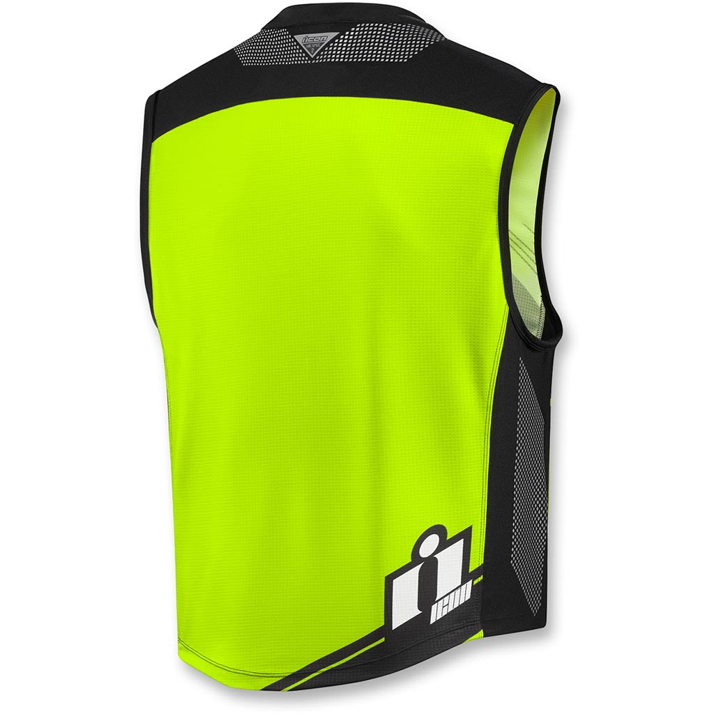 ICON Men's Mil-Spec 2 Vests HV-YEL - Rear View
