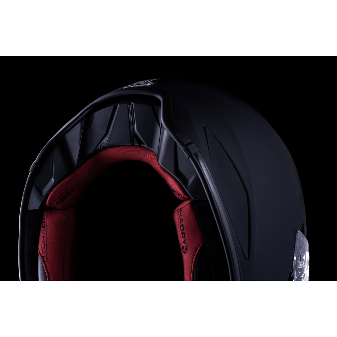 ICON Domain™ Rubatone Helmet - Close-Up of Bottom Rear Details