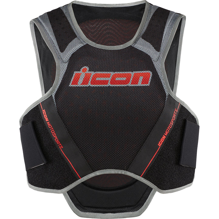 ICON Field Armor Softcore™ Vest Megabolt Black - Front View