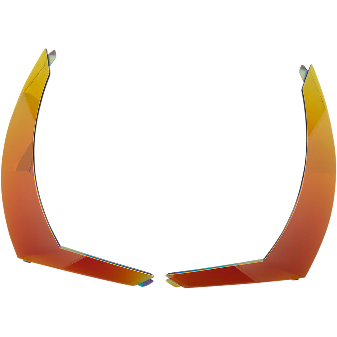 ICON Airform™ Helmet Rear Spoiler RST Red - Top View of Pair