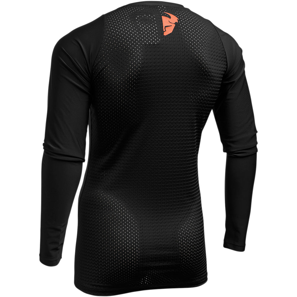 THOR Long Sleeve Comp Shirt Black - Rear View