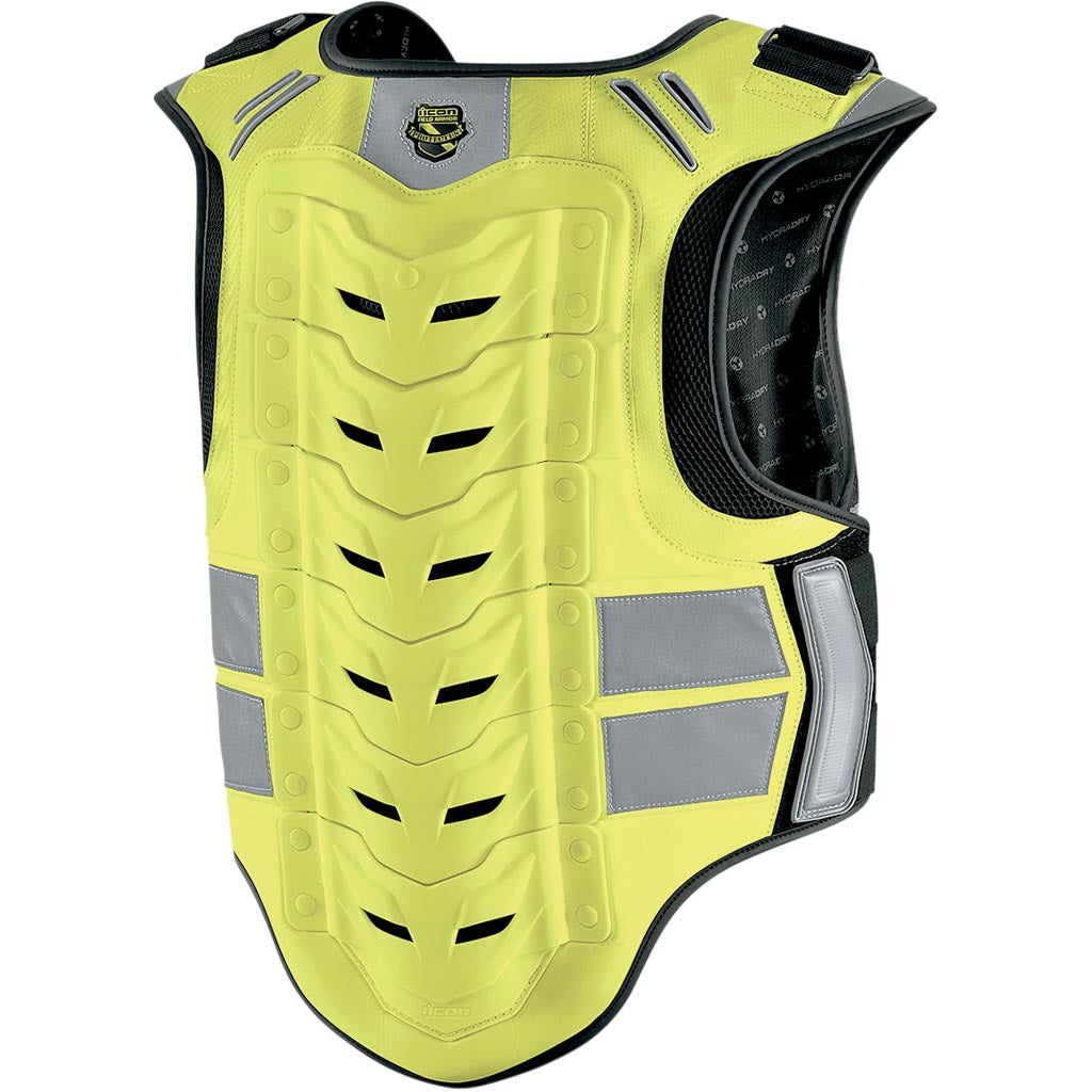ICON Stryker Vest Yel - Rear View