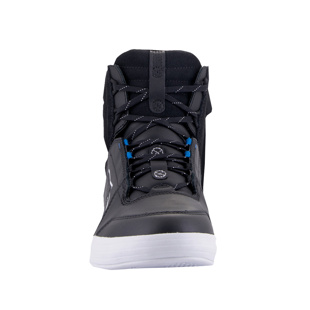 Alpinestars Chrome Waterproof Shoes Black/White - Front View