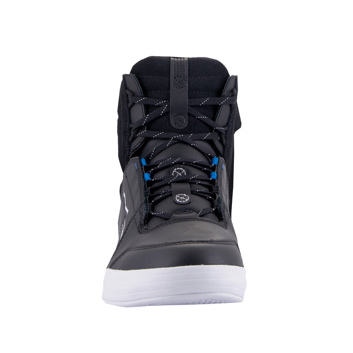 Alpinestars Chrome Waterproof Shoes Black/White - Front View