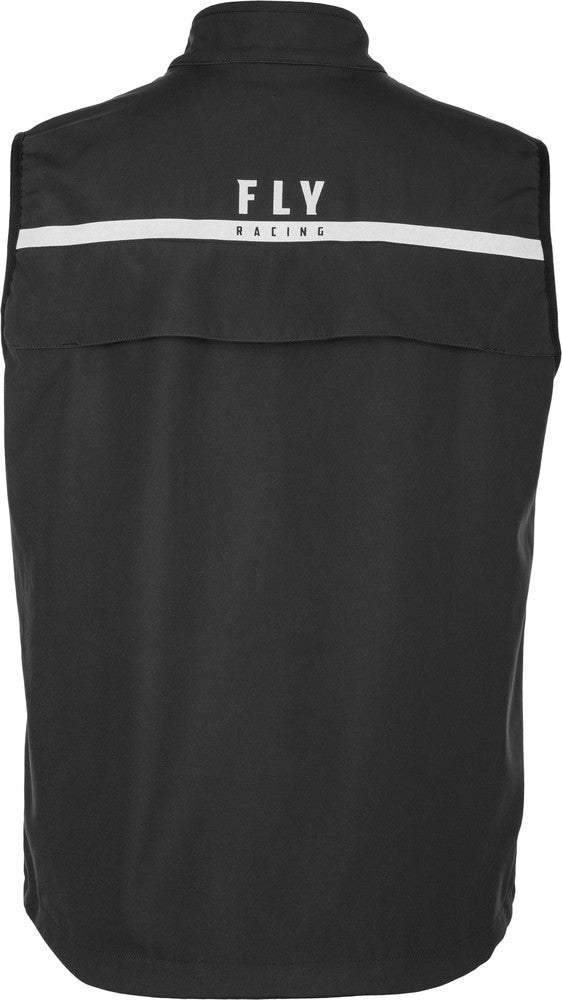 Fly Racing Patrol Vest Black - Rear View