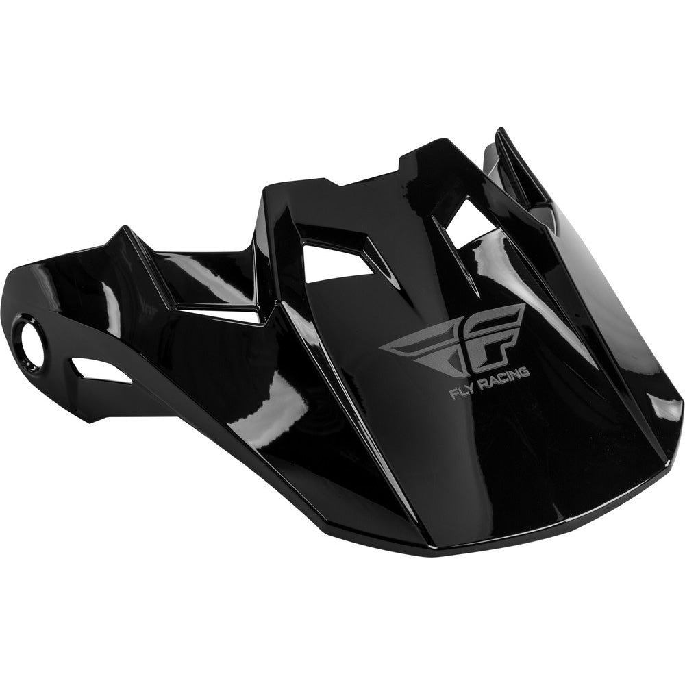 Fly Racing Formula Helmet Visor Black - Top Side View