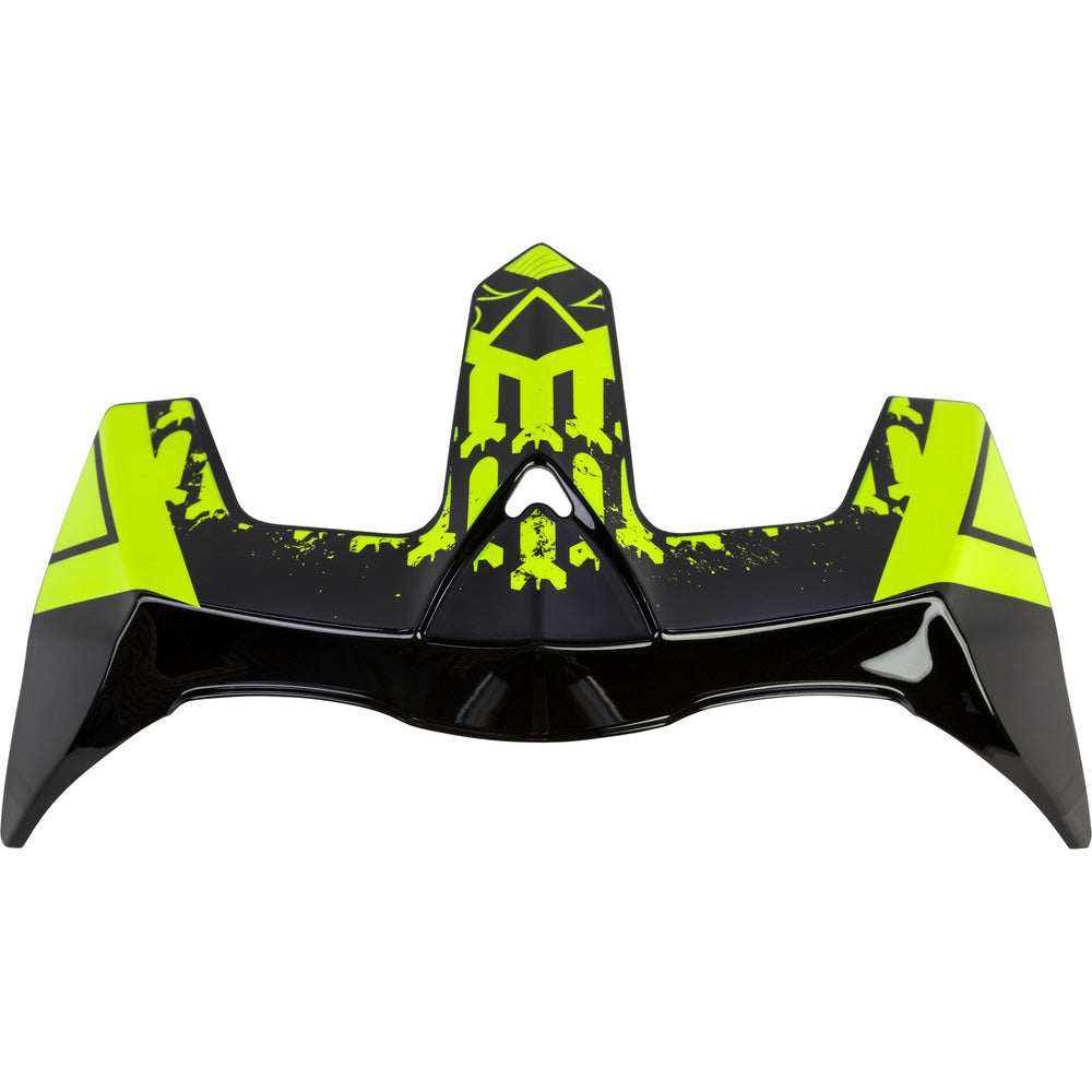 Fly Street Revolt Rear Spoiler Hi-Vis/Black - Front View
