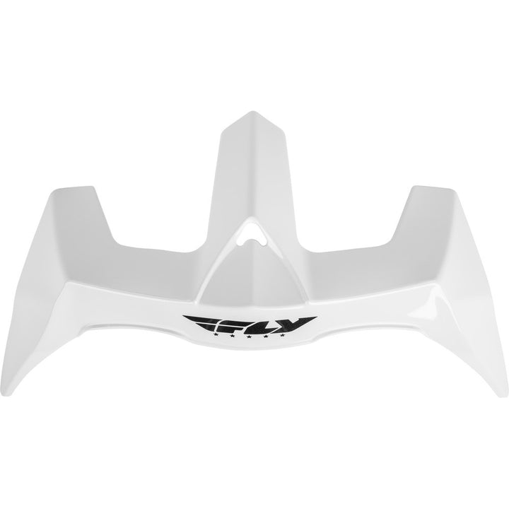 Fly Street Revolt Rear Spoiler White - Front View