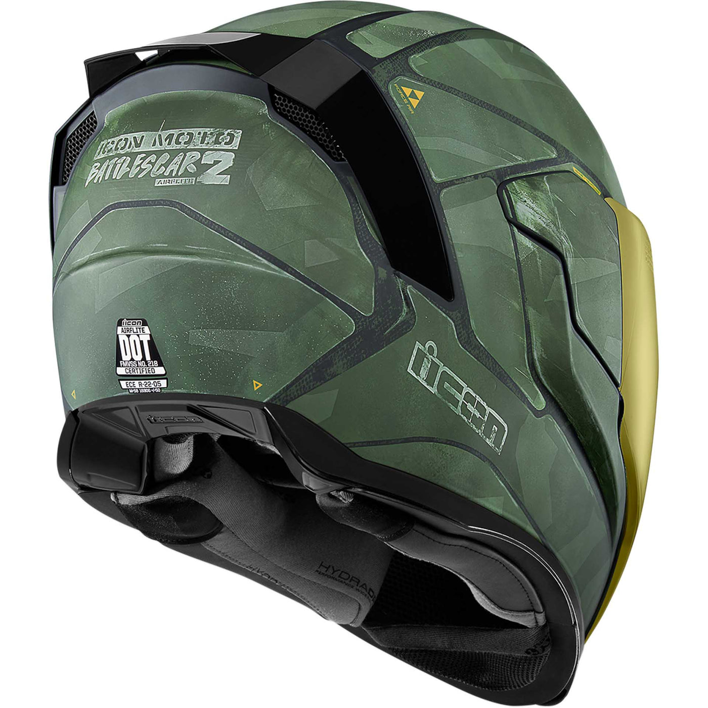 ICON Motorcycle Airflite Battlescar 2 Helmet
