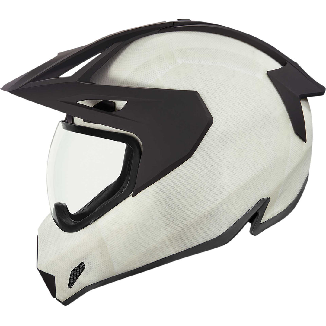 ICON Motorcycle Variant Pro Construct Helmet White - Left Side View