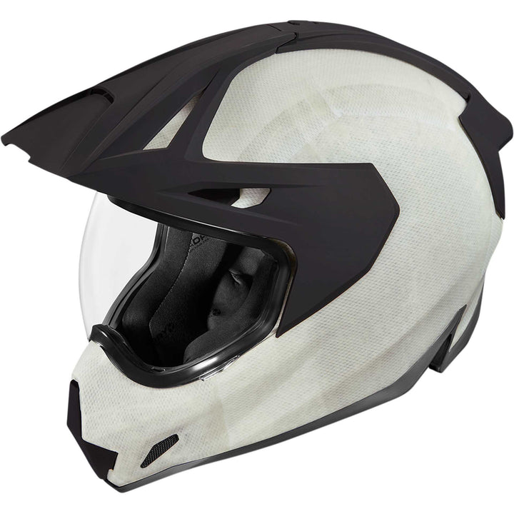 ICON Motorcycle Variant Pro Construct Helmet White - Front Left Side View