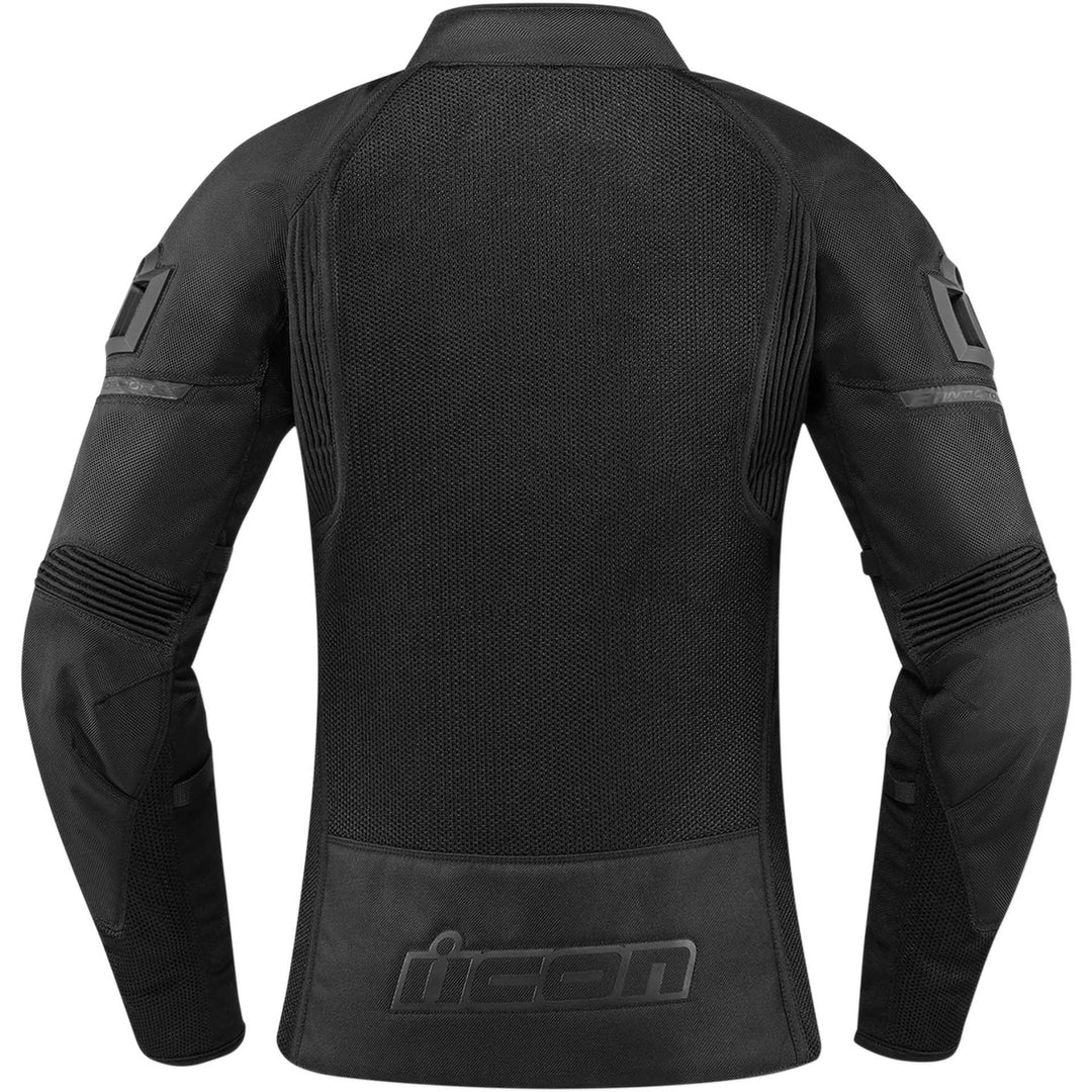 ICON Motorcycle Women's Contra2 Jacket Stealth - Rear View