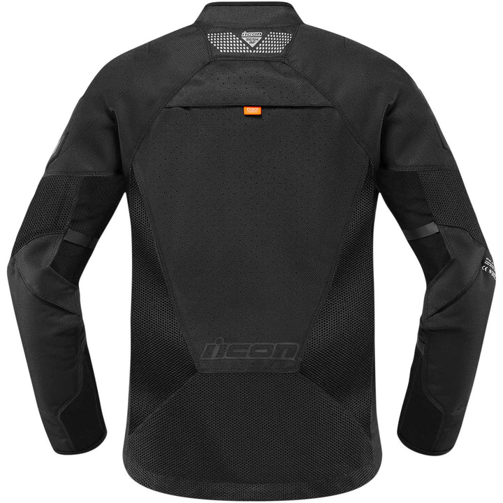 ICON Motorcycle Women's Mesh AF Jacket Stealth - Rear View