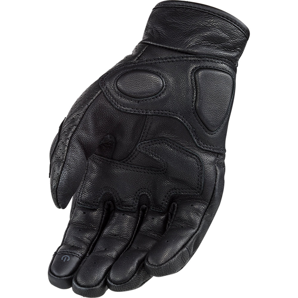 LS2 Helmets Rust Men's Motorcycle Glove Black - Palm View