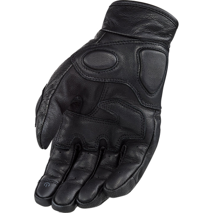 LS2 Helmets Rust Men's Motorcycle Glove Black - Palm View